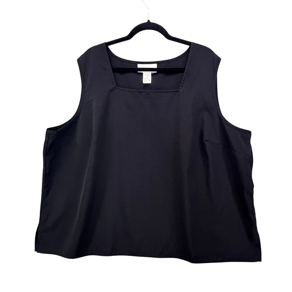 Susan Graver Tank Black 3x